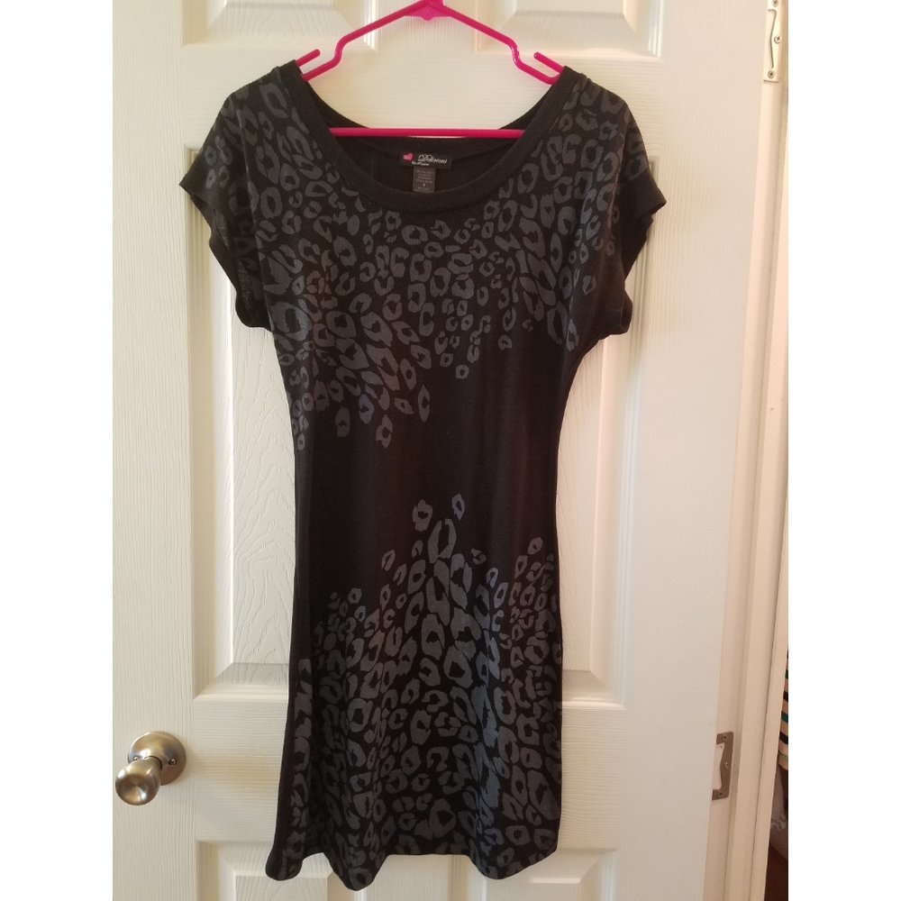 Cute Leopard Detail Dress